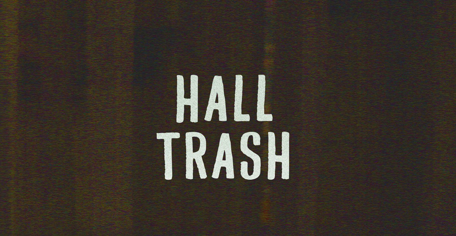 Hall Trash Handwritten Brush Font - BLKBK Type - Hand Drawn Script Font
