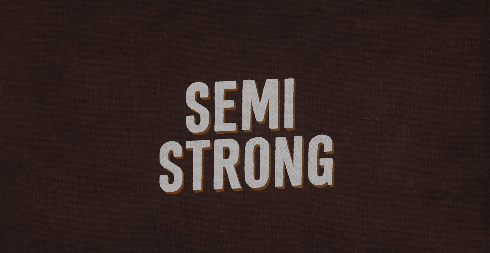 Semi Strong Handwritten Sans Font - BLKBK Type - Hand Drawn Script Font