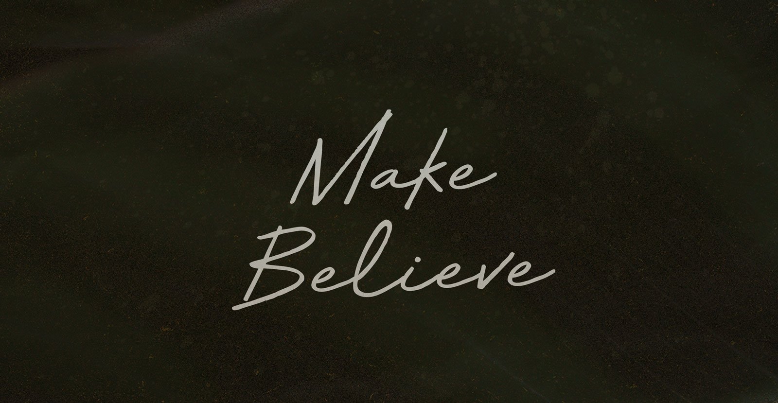 Make Believe Handwritten Brush Script Font - BLKBK Type - Hand Drawn Script Font