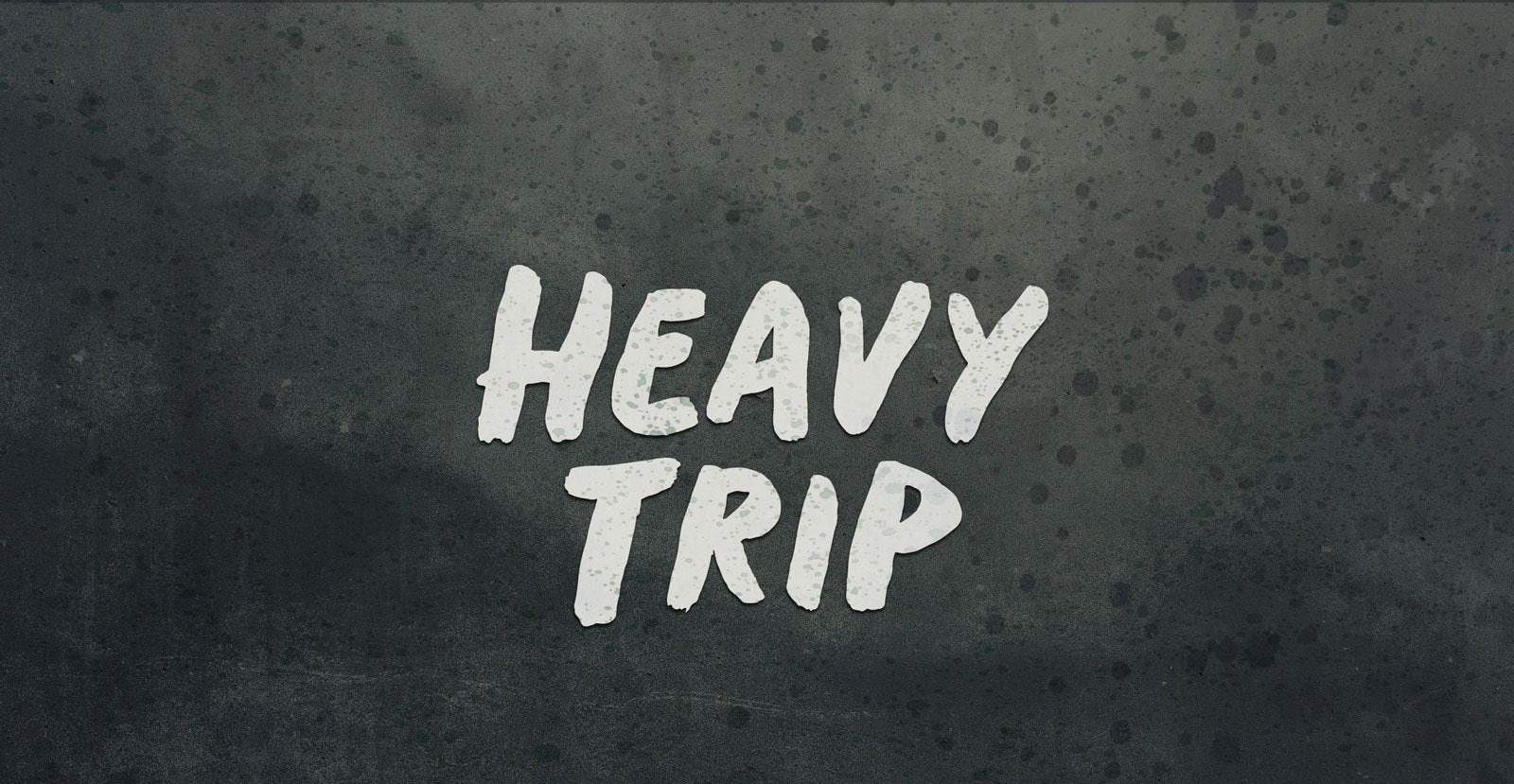 Heavy Trip Handwritten Brush Font - BLKBK Type - Hand Drawn Script Font