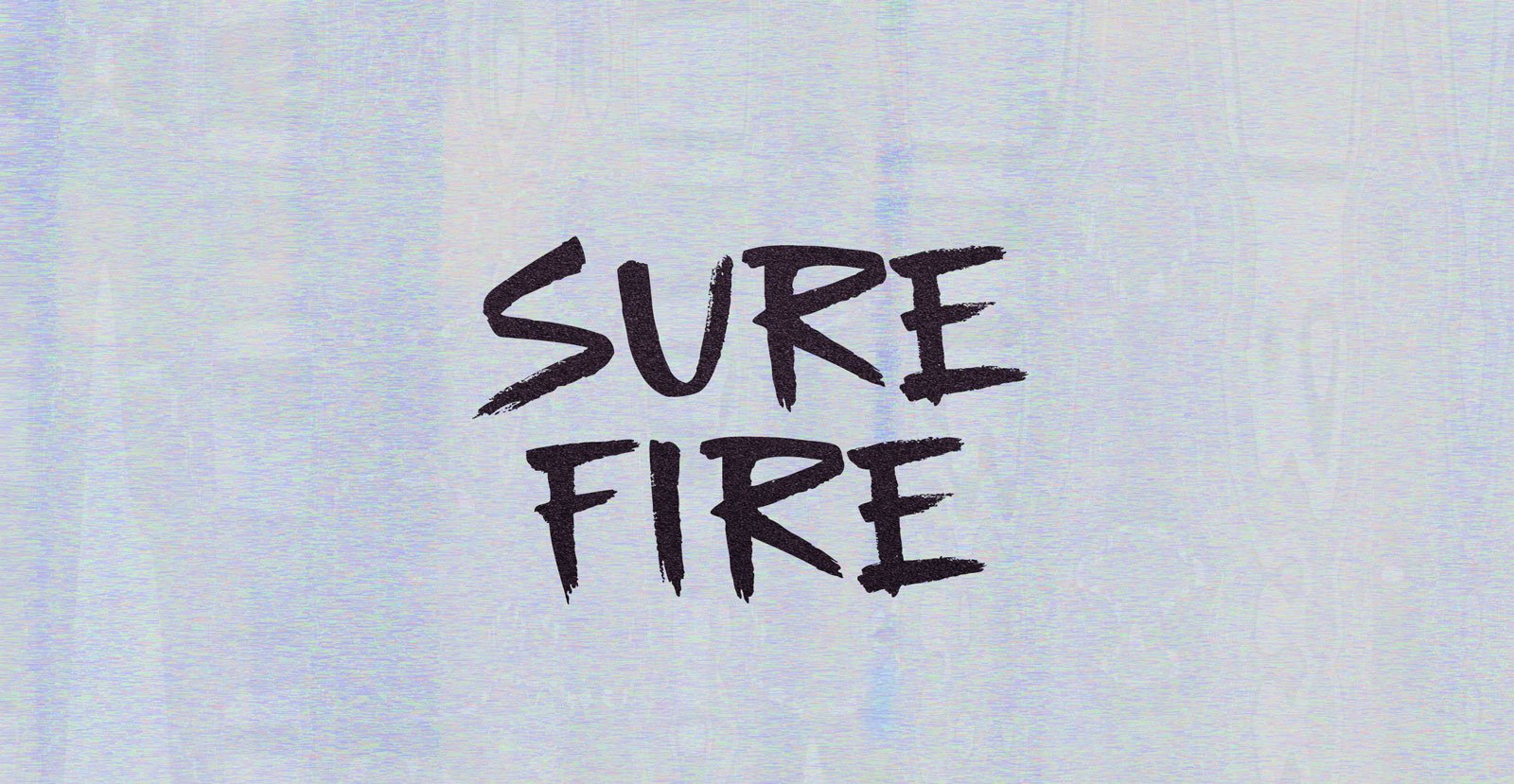 Sure Fire Handwritten Brush Font - BLKBK Type - Hand Drawn Script Font