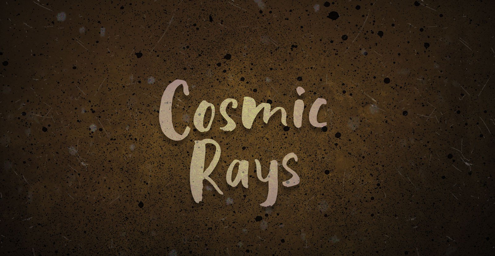 Cosmic Rays Handwritten Brush Script Font - BLKBK Type - Hand Drawn Script Font