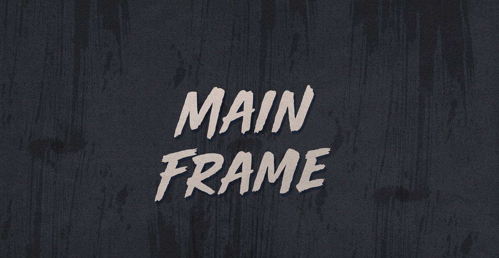 Main Frame Handwritten Brush Font - BLKBK Type - Hand Drawn Script Font