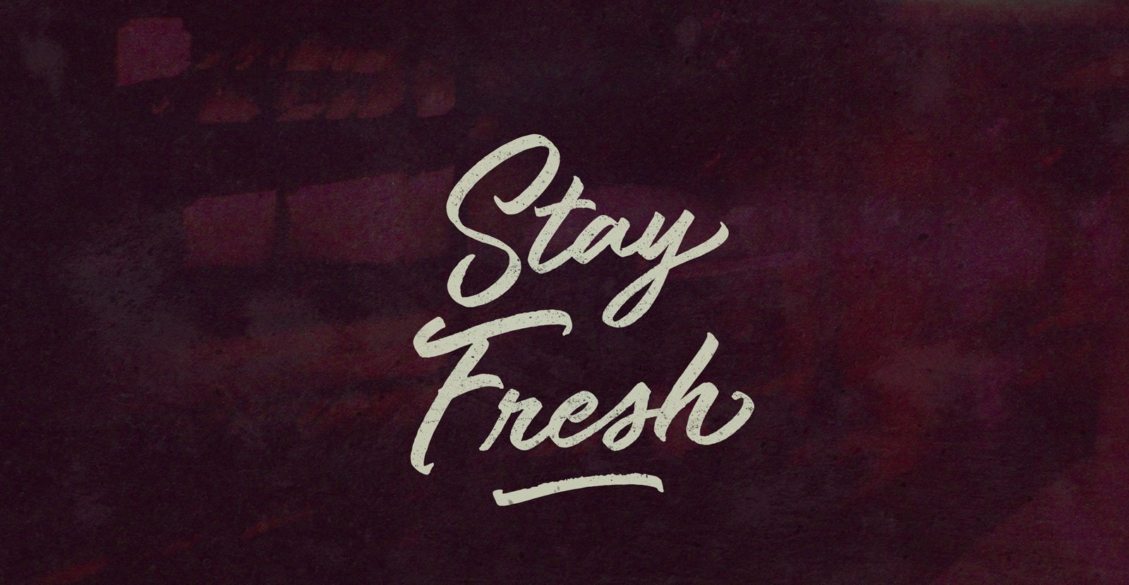 Stay Fresh Handwritten Brush Script Font - BLKBK Type - Hand Drawn Script Font