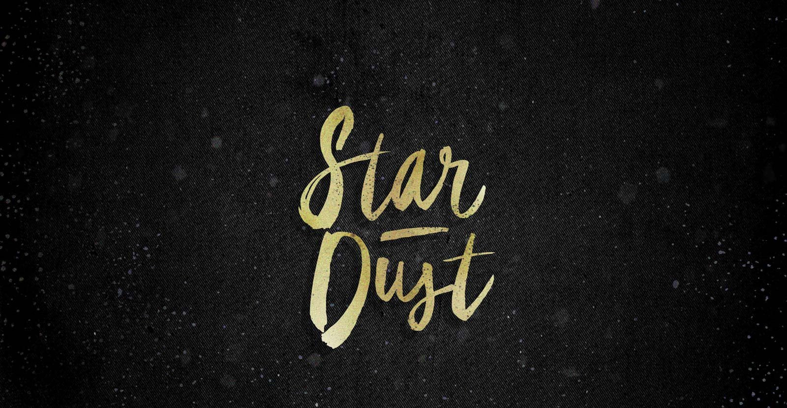 Star Dust Handwritten Brush Script Font - BLKBK Type - Hand Drawn Script Font