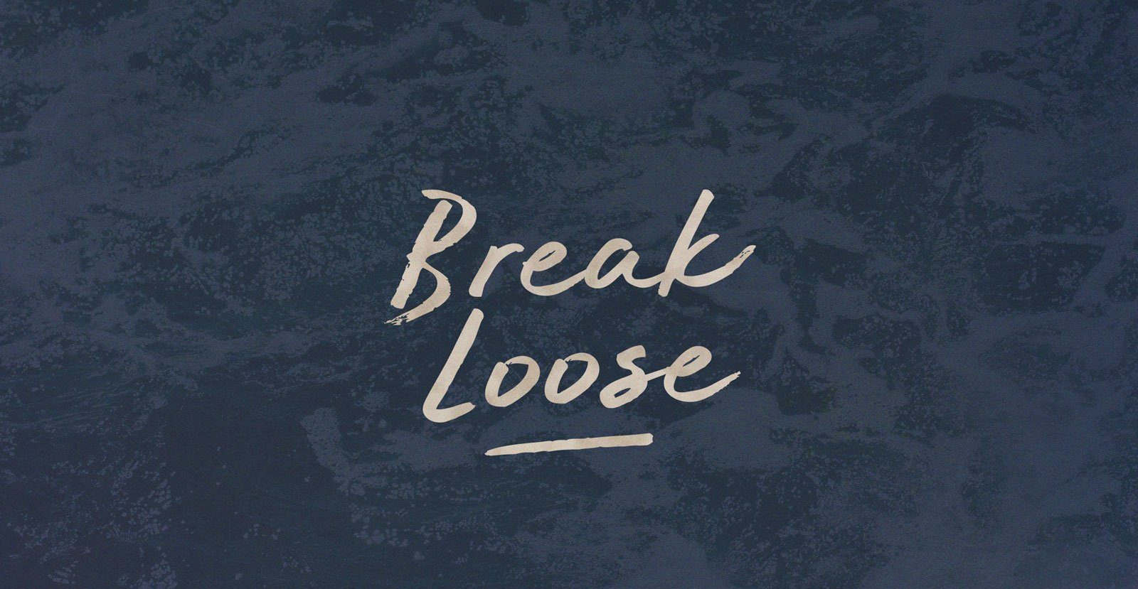 Break Loose Handwritten Brush Script Font - BLKBK Type - Hand Drawn Script Font