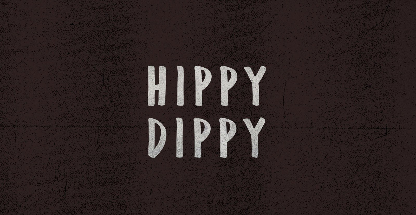 Hippy Dippy Handwritten Brush Font - BLKBK Type - Hand Drawn Script Font