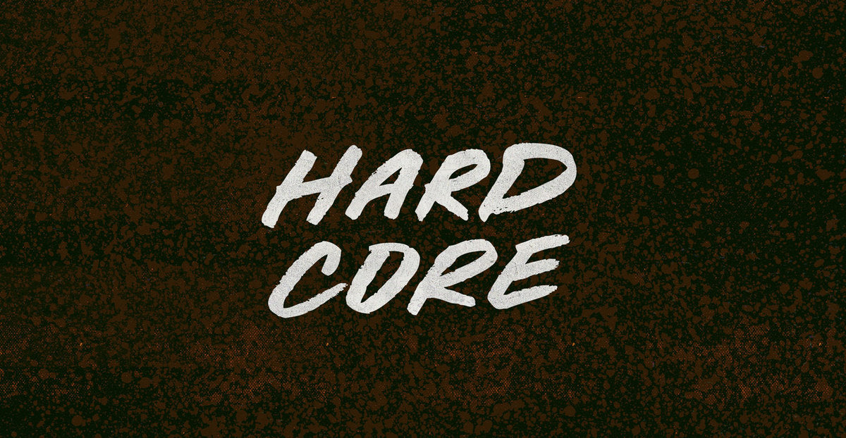 Hard Core Handwritten Brush Font - BLKBK Type - Hand Drawn Script Font