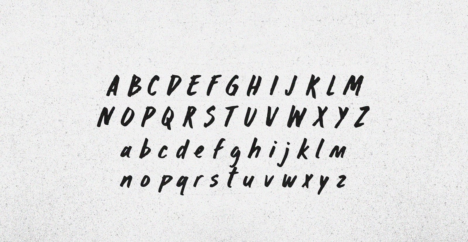 Wreck Shop Fonts - BLKBK Type - Hand Drawn Script Font