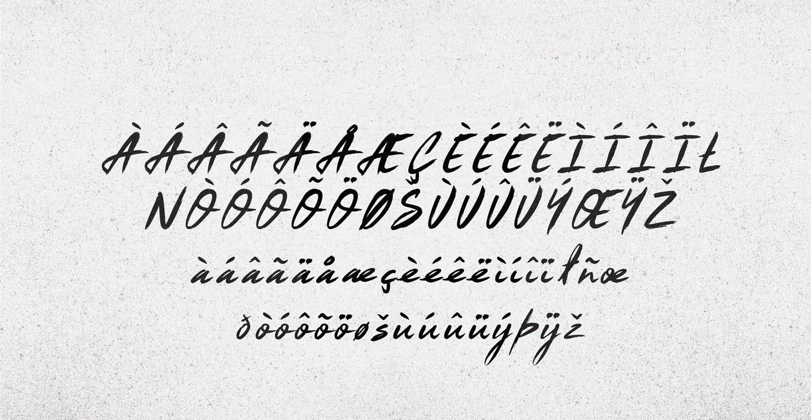 Black Marble Handwritten Brush Script Font - BLKBK Type - Hand Drawn Script Font