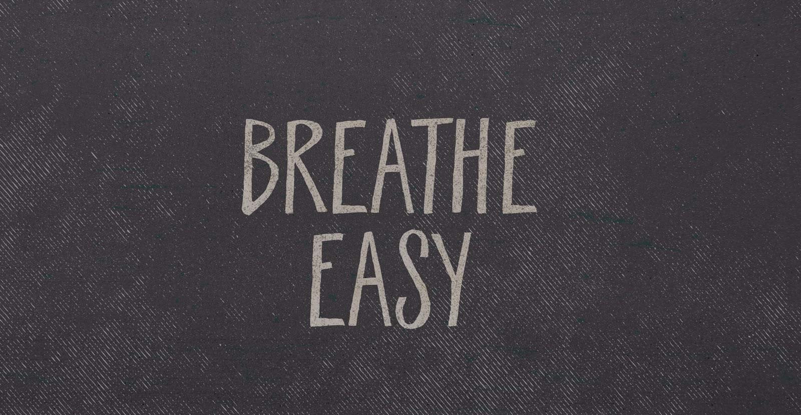 Breathe Easy Handwritten Brush Font - BLKBK Type - Hand Drawn Script Font
