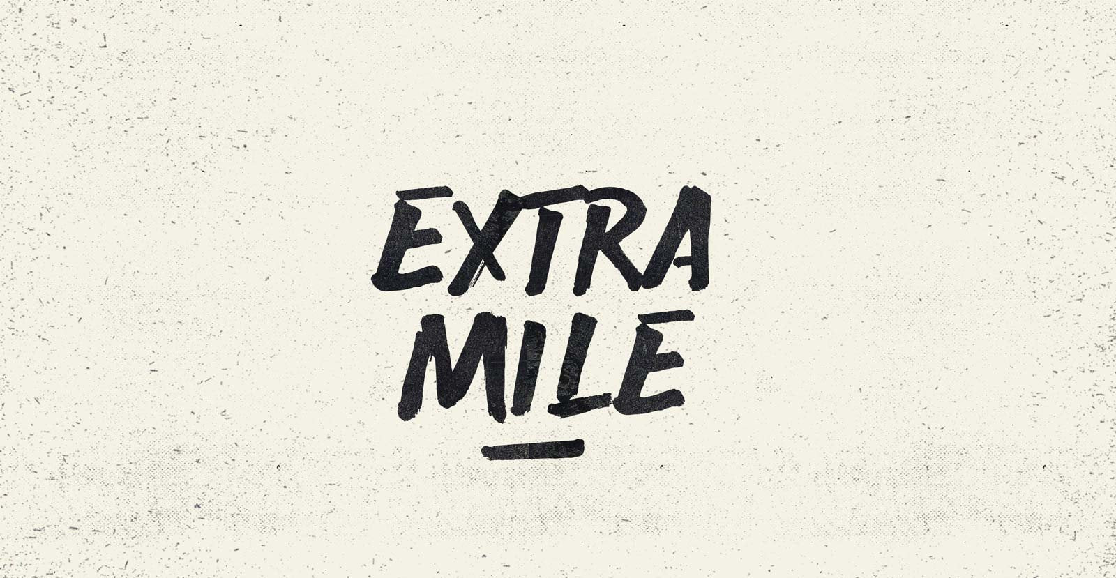 Extra Mile Handwritten Brush Font - BLKBK Type - Hand Drawn Script Font