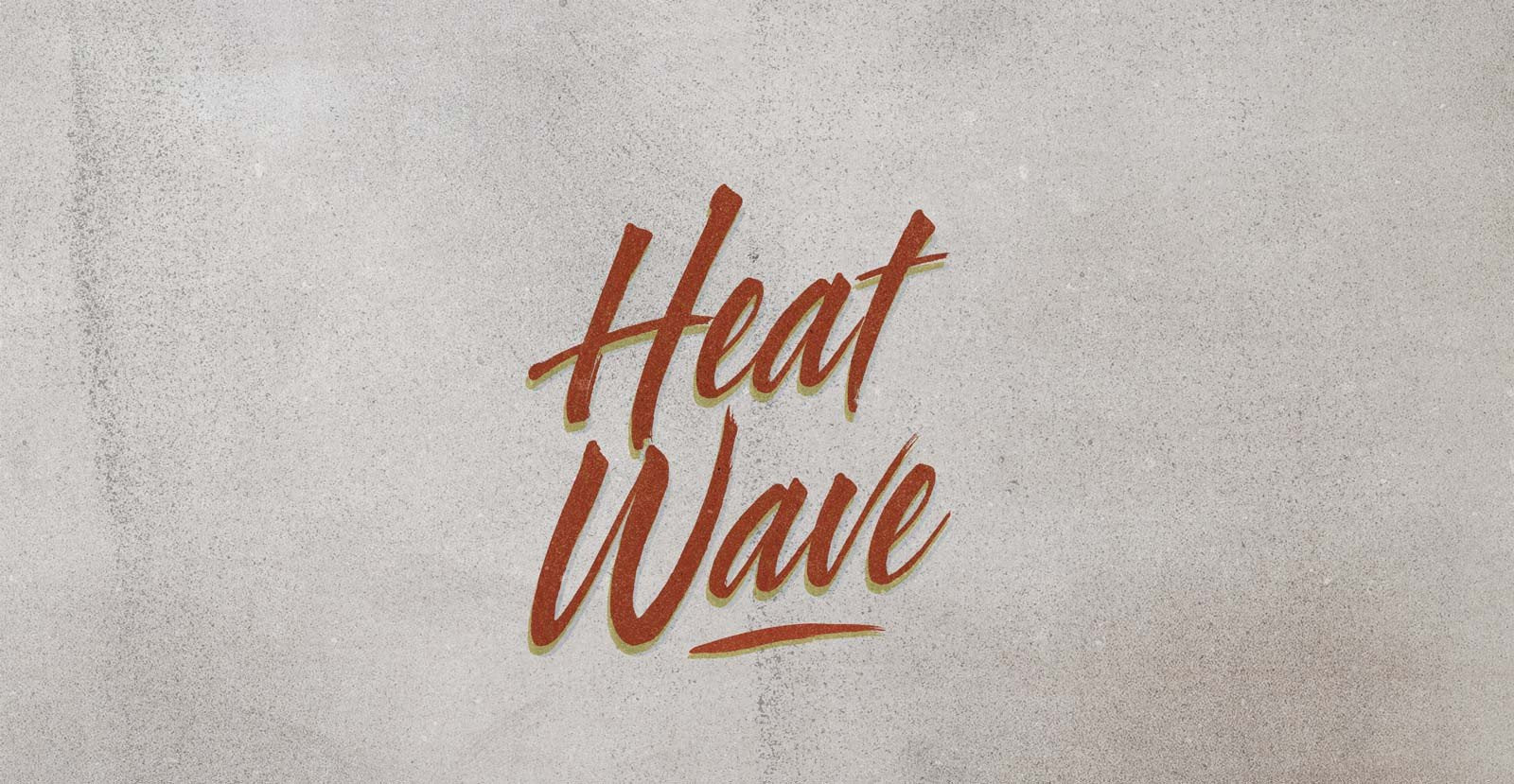 Heat Wave Handwritten Brush Script Font - BLKBK Type - Hand Drawn Script Font