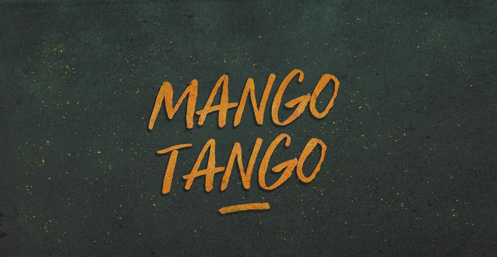 Mango Tango Handwritten Brush Font - BLKBK Type - Hand Drawn Script Font
