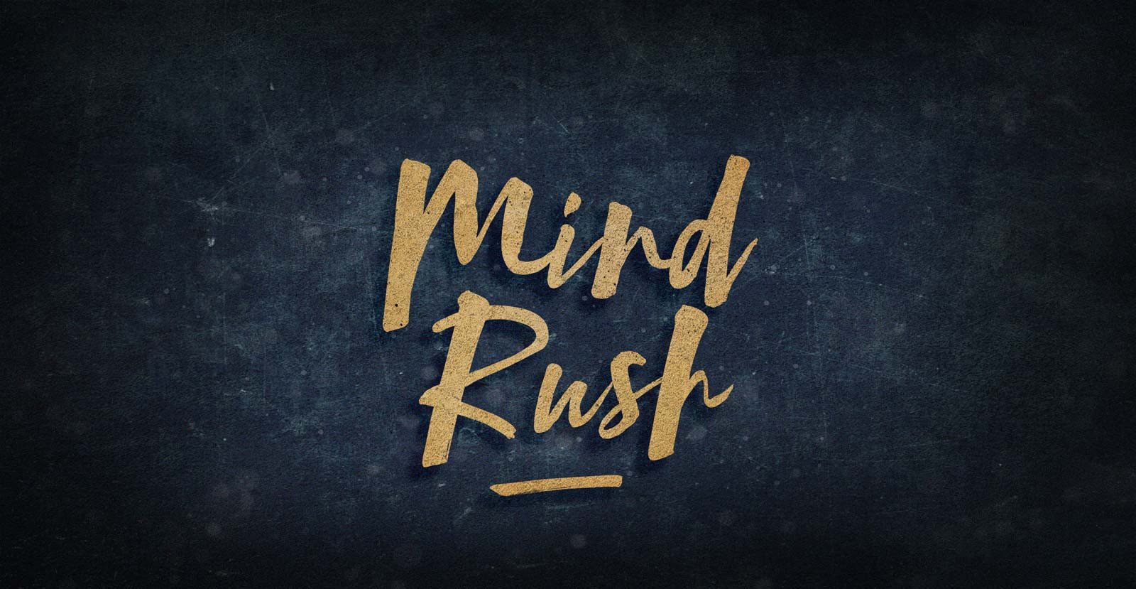 Mind Rush Handwritten Brush Script Font - BLKBK Type - Hand Drawn Script Font