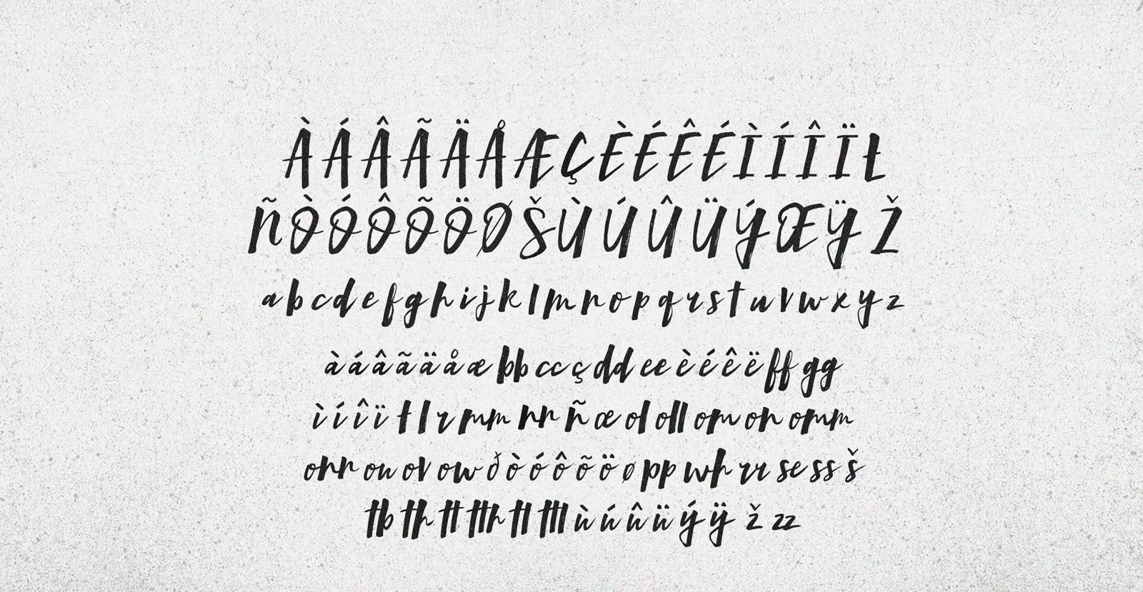 Mind Rush Handwritten Brush Script Font - BLKBK Type - Hand Drawn Script Font