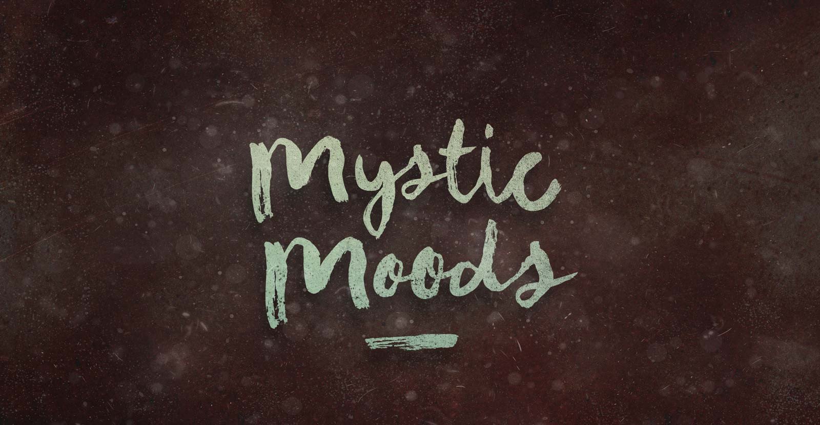 Mystic Moods Handwritten Brush Script Font - BLKBK Type - Hand Drawn Script Font
