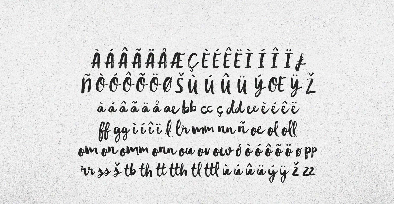 Mystic Moods Handwritten Brush Script Font - BLKBK Type - Hand Drawn Script Font