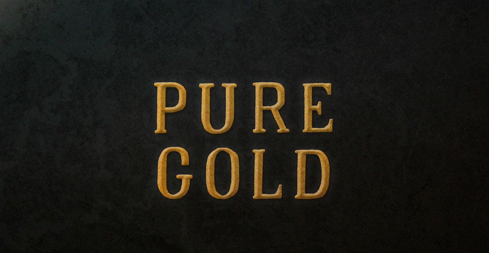 Pure Gold Handwritten Serif Font - BLKBK Type - Hand Drawn Script Font