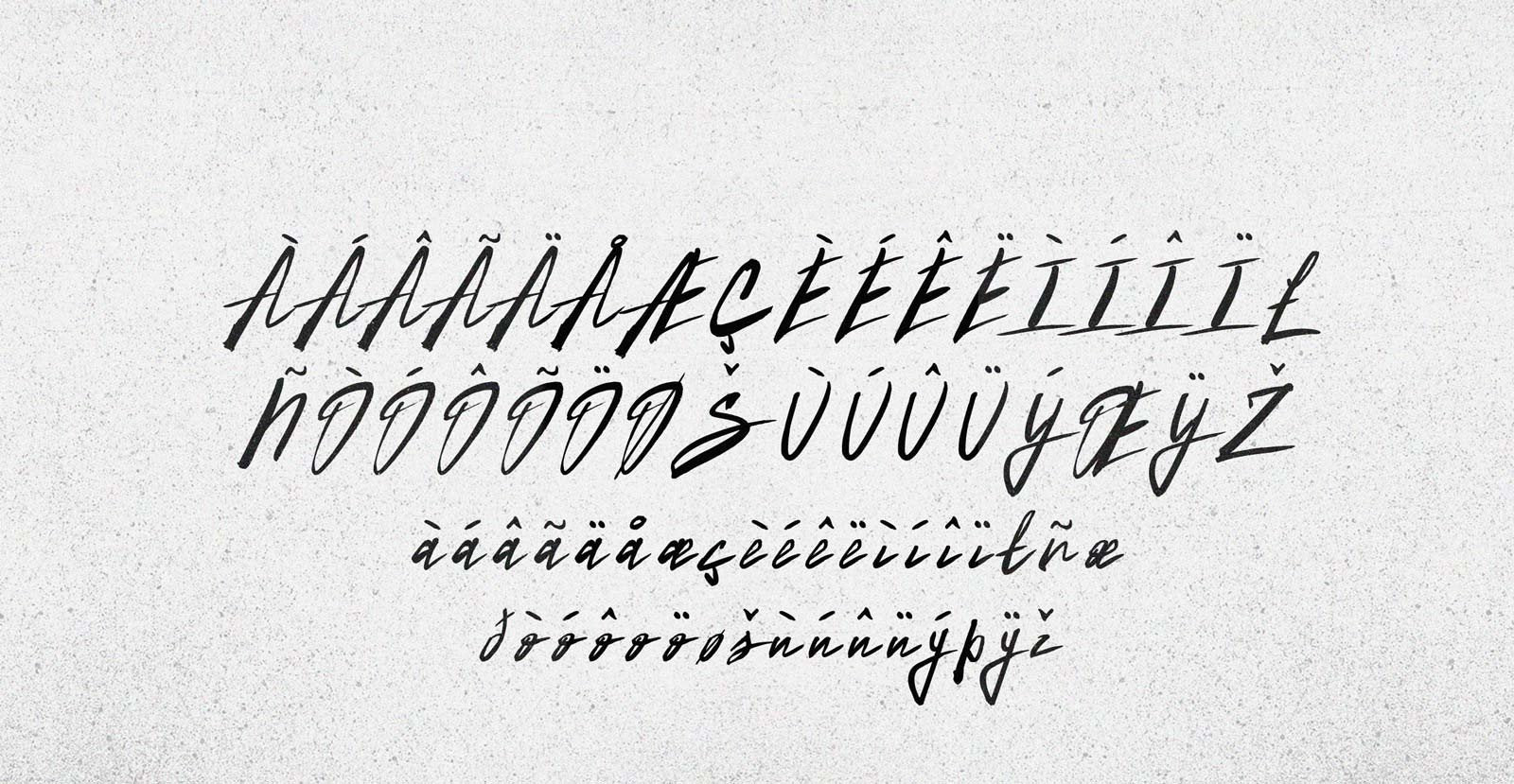 Rough Diamond Handwritten Brush Script Font - BLKBK Type - Hand Drawn Script Font