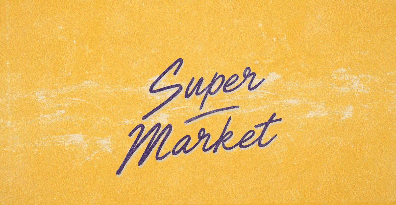 Super Market Handwritten Brush Script Font - BLKBK Type - Hand Drawn Script Font
