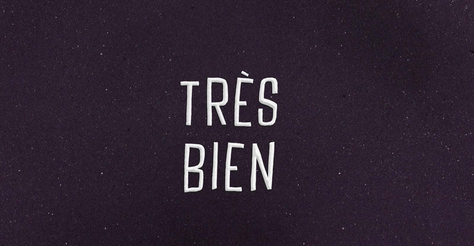 Tres Bien Handwritten Marker Font - BLKBK Type - Hand Drawn Script Font