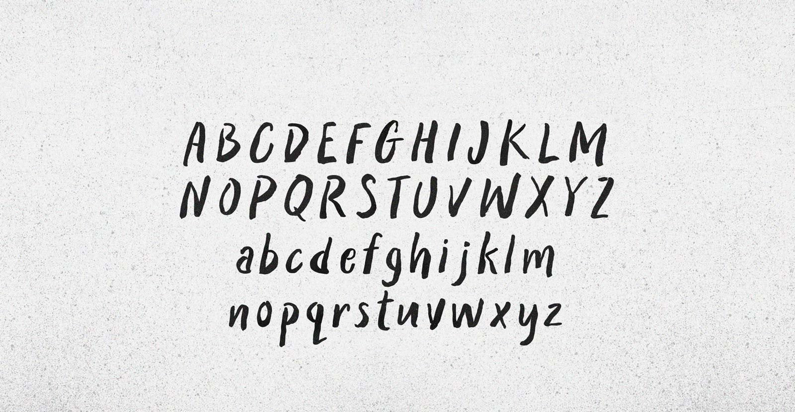 Wreck Effect Handwritten Brush Font - BLKBK Type - Hand Drawn Script Font