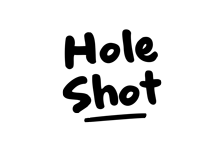 Hole Shot Fonts - BLKBK Type - Hand Drawn Script Font