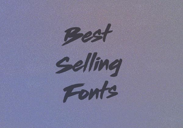 Best Selling Fonts